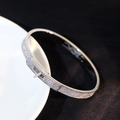 [✨ROSE✨]KELLY BRACELET DIAMOND PAVED
