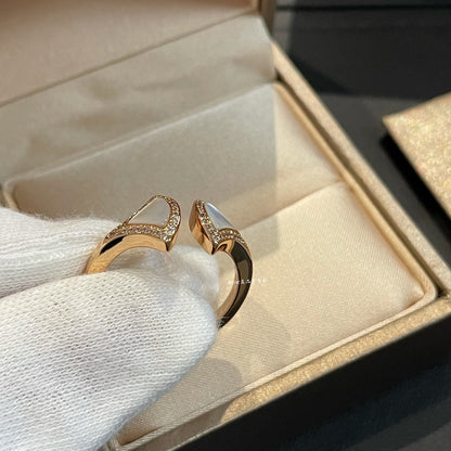 [✨ROSE✨]DREAM MOP DIAMOND OPEN RING
