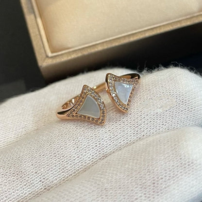 [✨ROSE✨]DREAM MOP DIAMOND OPEN RING