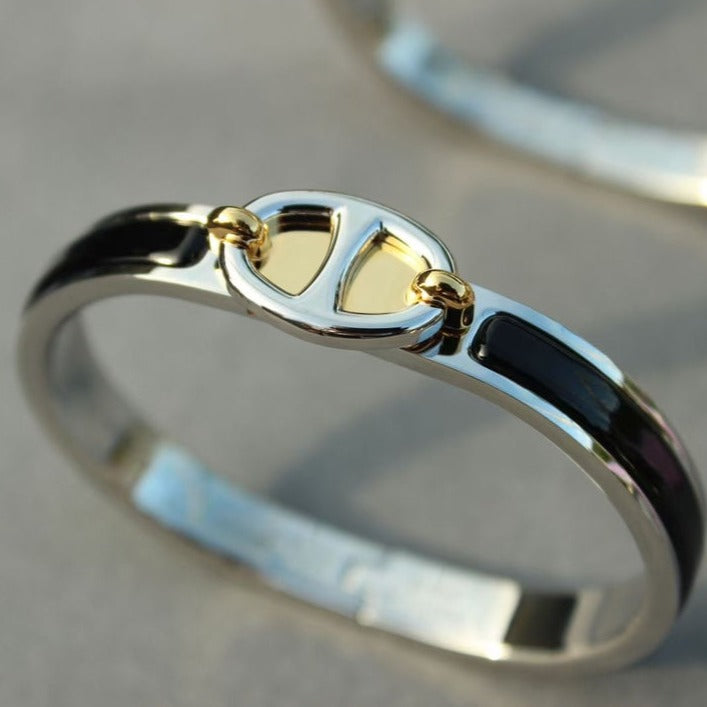 [✨ROSE✨]CLIC CHAINE SILVER BRACELET