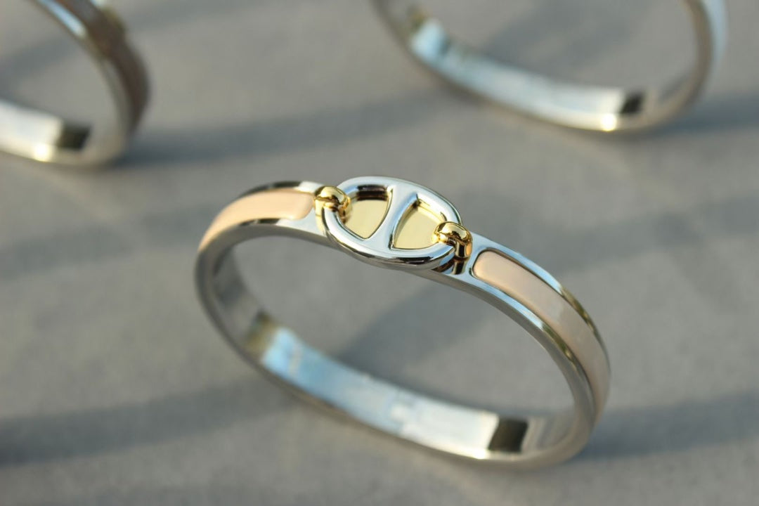 [✨ROSE✨]CLIC CHAINE SILVER BRACELET