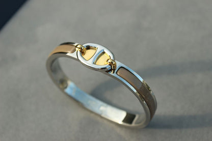 [✨ROSE✨]CLIC CHAINE SILVER BRACELET