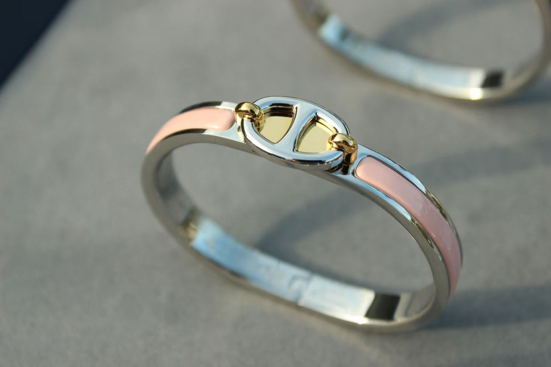 [✨ROSE✨]CLIC CHAINE SILVER BRACELET