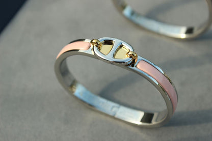 [✨ROSE✨]CLIC CHAINE SILVER BRACELET