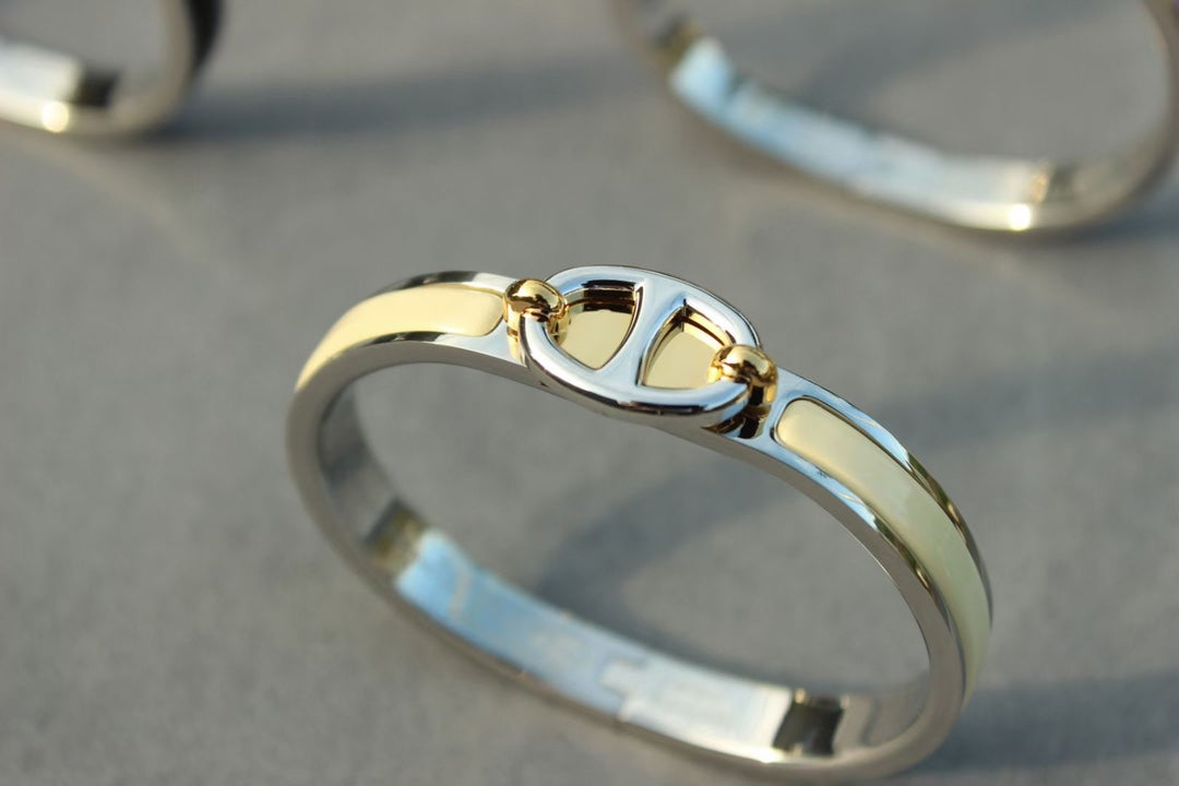 [✨ROSE✨]CLIC CHAINE SILVER BRACELET