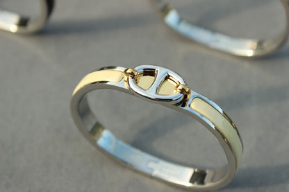 [✨ROSE✨]CLIC CHAINE SILVER BRACELET