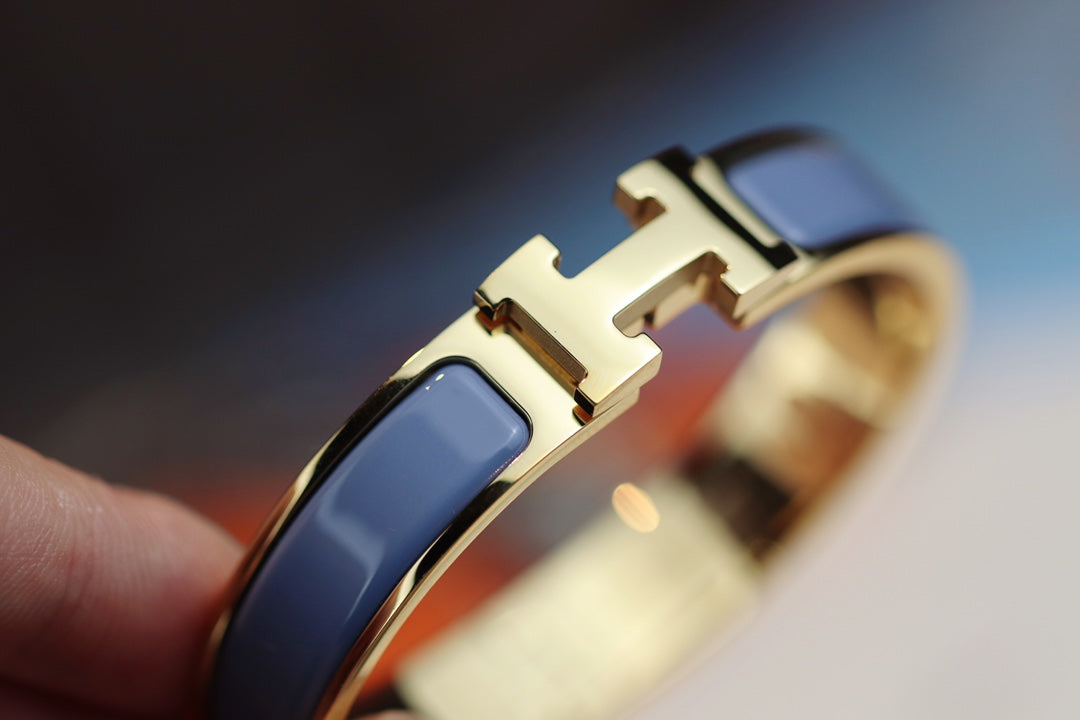 [✨ROSE✨]H BRACELET 12MM BLUE GRAY