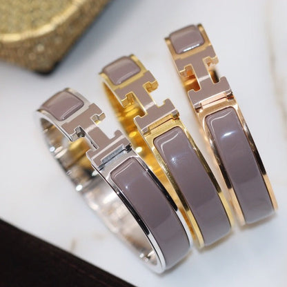 [✨ROSE✨]H BRACELET 12MM BROWN