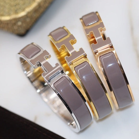[✨ROSE✨]H BRACELET 12MM BROWN