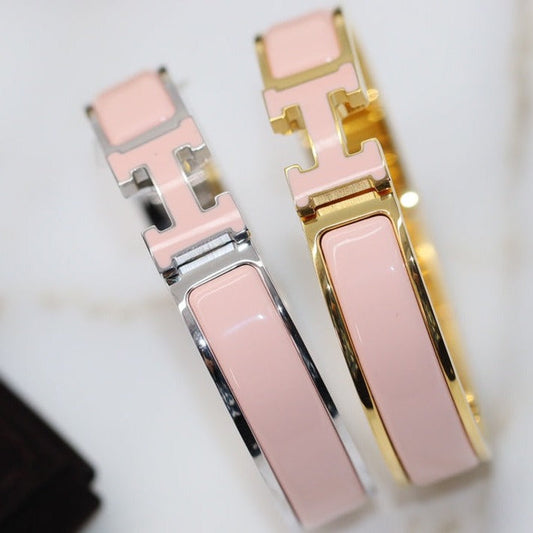 [✨ROSE✨]H BRACELET 12MM PINK