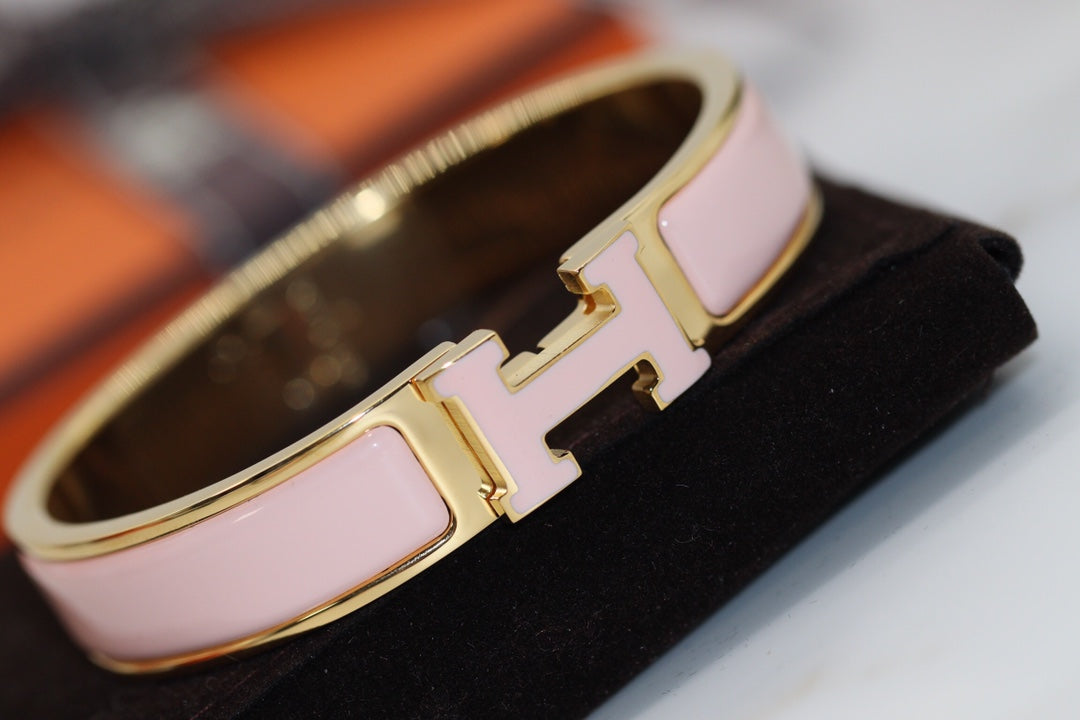[✨ROSE✨]H BRACELET 12MM PINK