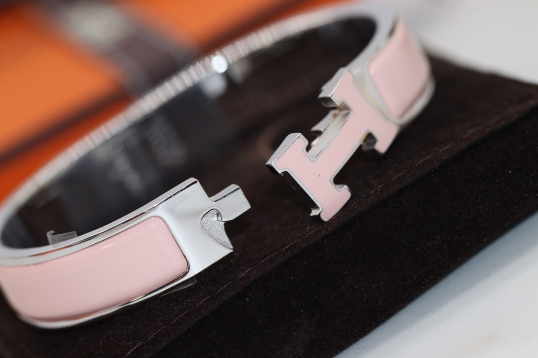 [✨ROSE✨]H BRACELET 12MM PINK