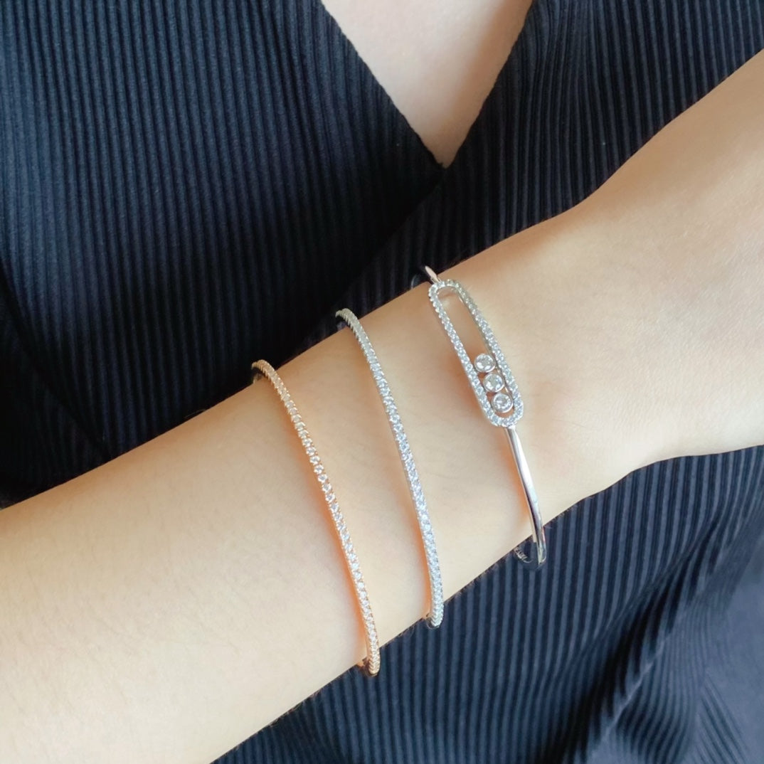 [✨ROSE✨]MINI DIAMOND TENNIS BRACELET