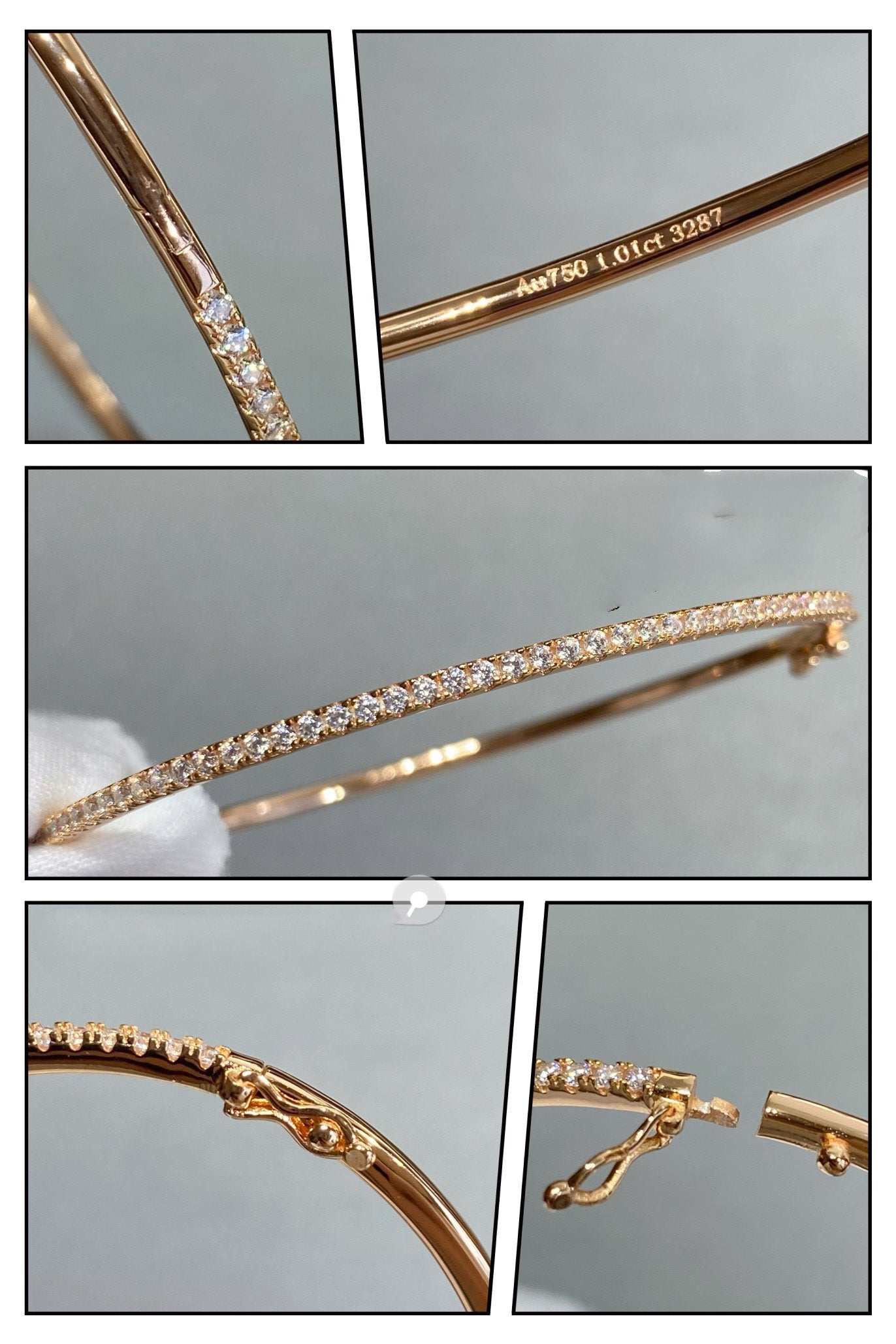 [✨ROSE✨]MINI DIAMOND TENNIS BRACELET