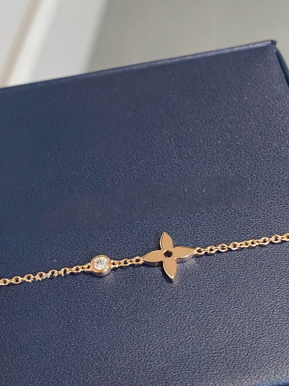 [✨ROSE✨]STAR DIAMOND PINK GOLD BRACELET