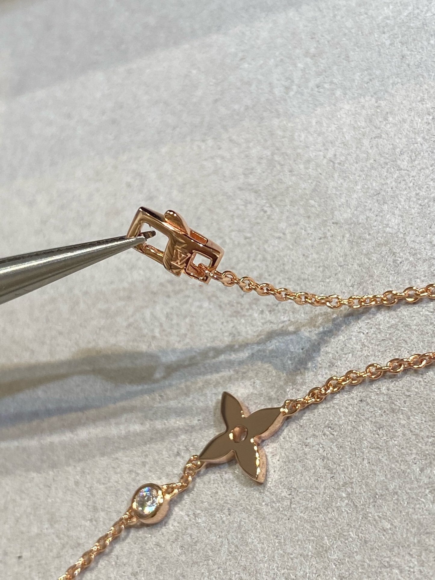 [✨ROSE✨]STAR DIAMOND PINK GOLD BRACELET