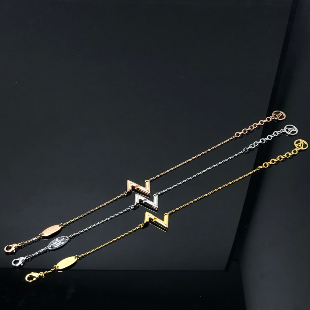 [✨ROSE✨]VOLT LV LOGO BRACELET