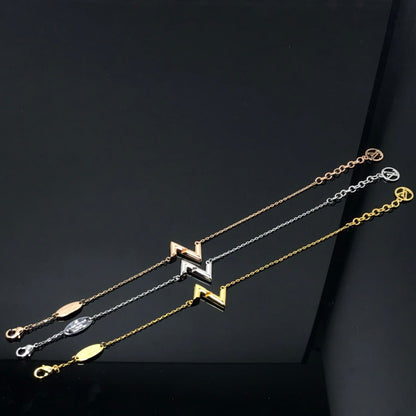 [✨ROSE✨]VOLT LV LOGO BRACELET