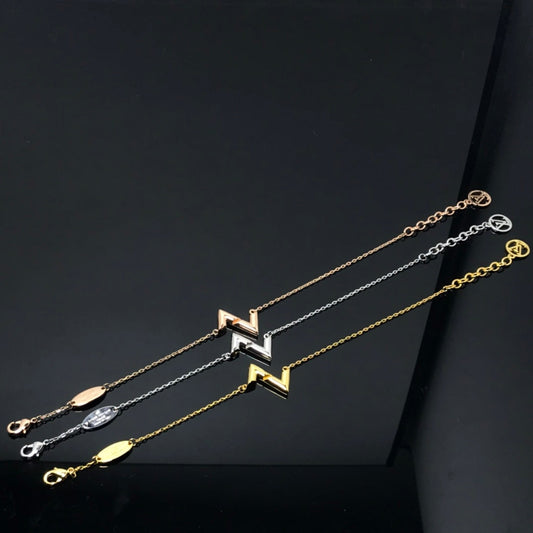 [✨ROSE✨]VOLT LV LOGO BRACELET