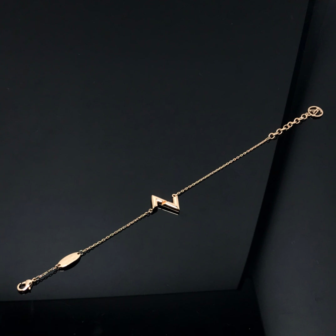 [✨ROSE✨]VOLT LV LOGO BRACELET