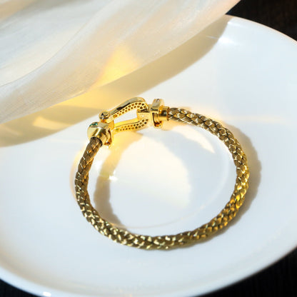 [✨ROSE✨]FORCE 10 GOLD GREEN DIAMOND PAVED