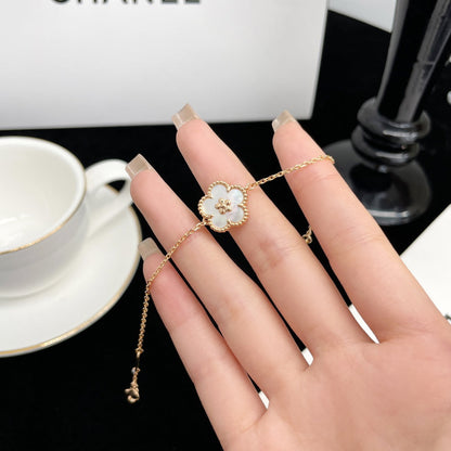 [✨ROSE✨]LUCKY SPRING ROSE GOLD MOP BRACELET