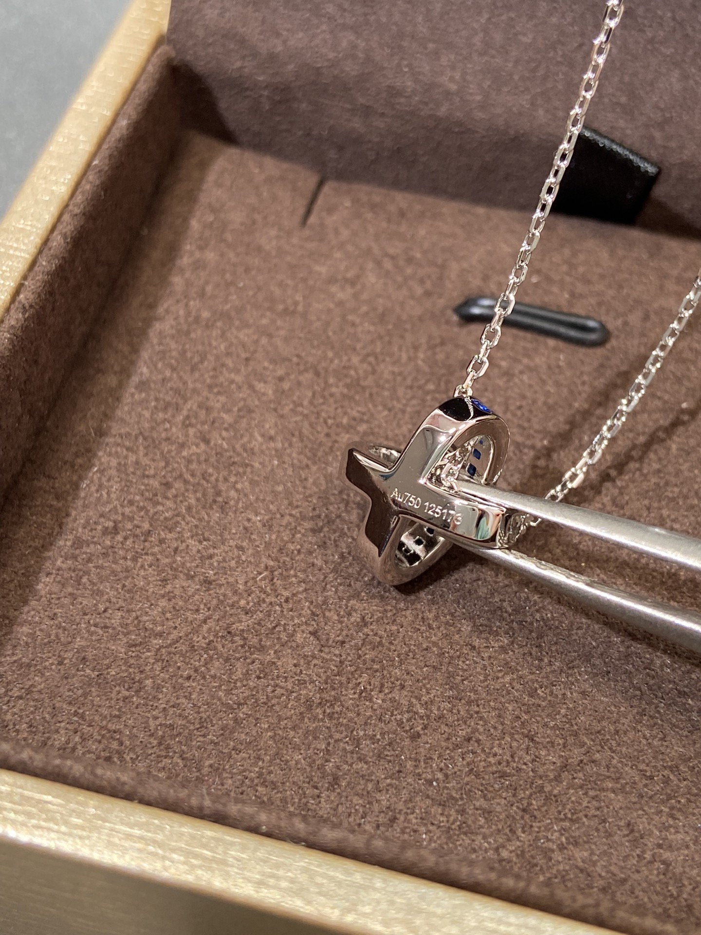 [✨ROSE✨]LIENS DIAMOND SILVER NECKLACE