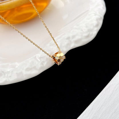 [✨ROSE✨]BEE MINI PEDANT DIAMOND NECKLACE