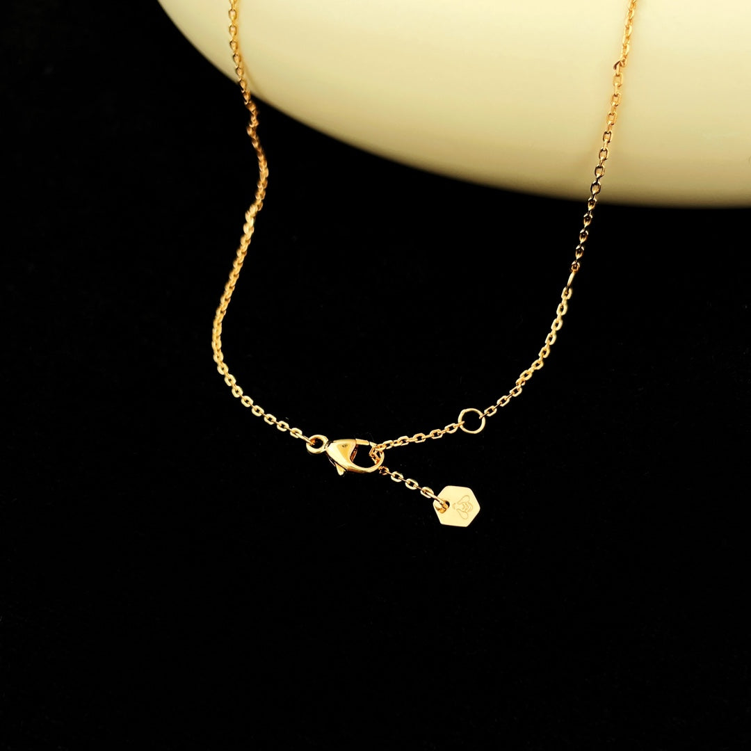 [✨ROSE✨]BEE MINI PEDANT DIAMOND NECKLACE