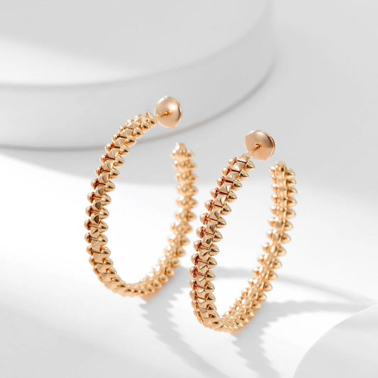 [✨ROSE✨]CLASH HOOP EARRINGS