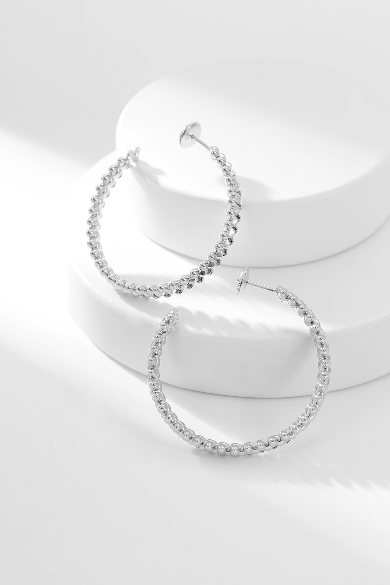 [✨ROSE✨]CLASH HOOP EARRINGS