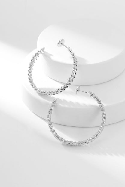 [✨ROSE✨]CLASH HOOP EARRINGS