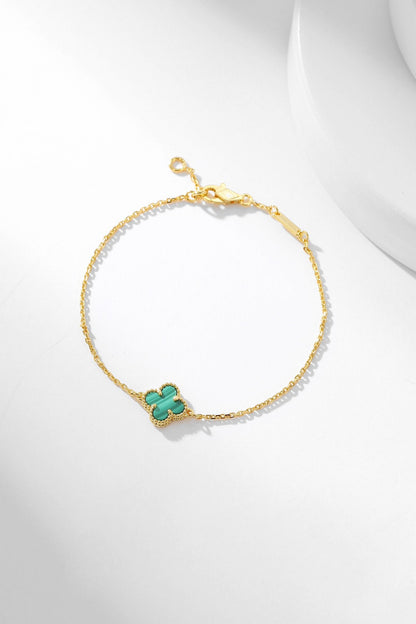 [✨ROSE✨]CLOVER BRACELET MALACHITE 1 MOTIF