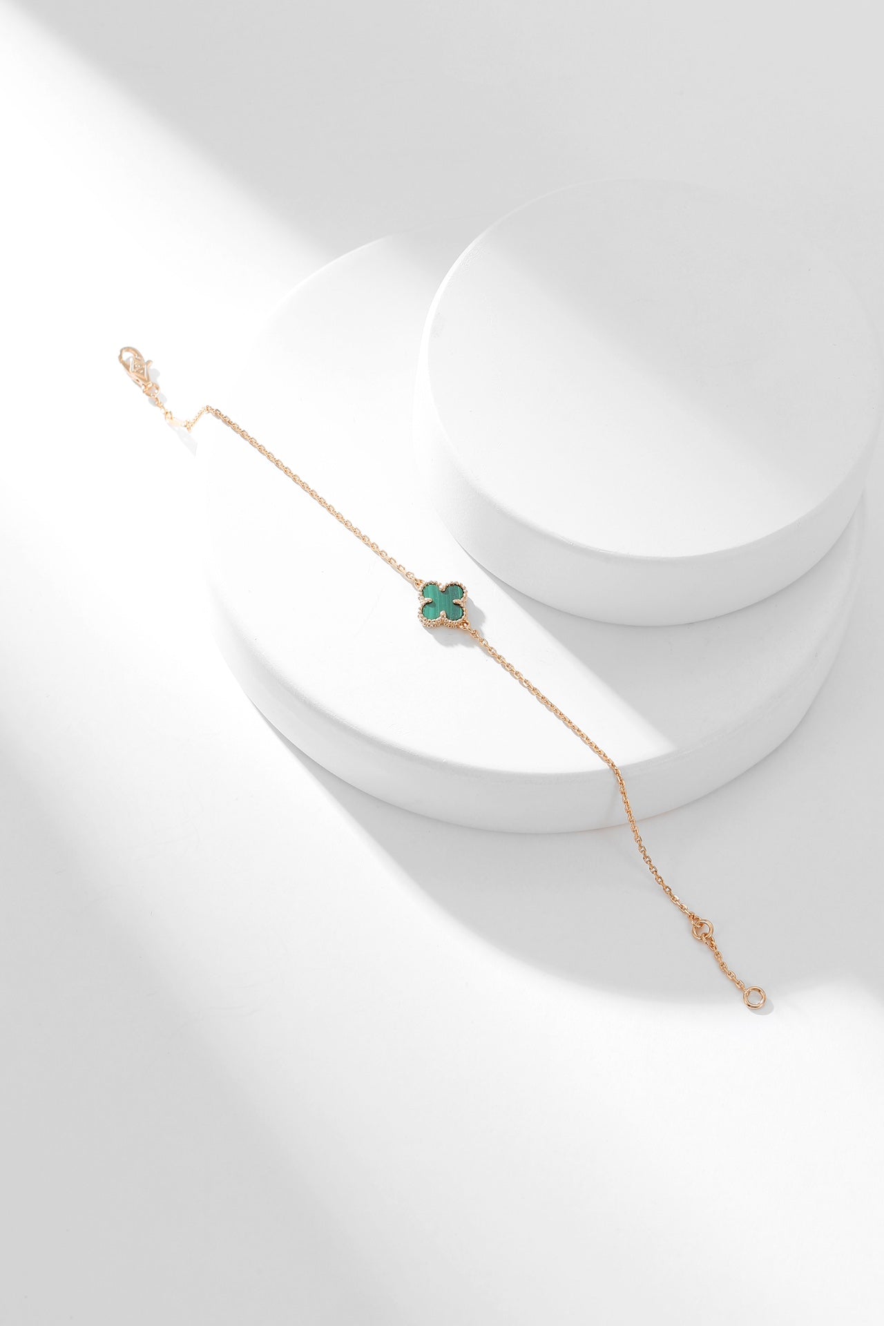 [✨ROSE✨]CLOVER BRACELET MALACHITE 1 MOTIF
