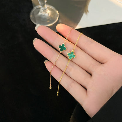 [✨ROSE✨]CLOVER BRACELET MALACHITE 1 MOTIF