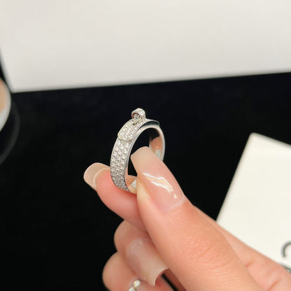 [✨ROSE✨]KELLY SILVER DIAMOND RING