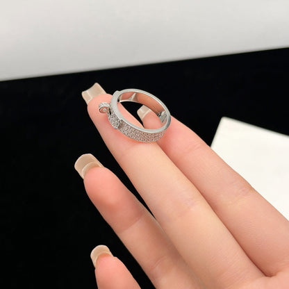[✨ROSE✨]KELLY SILVER DIAMOND RING