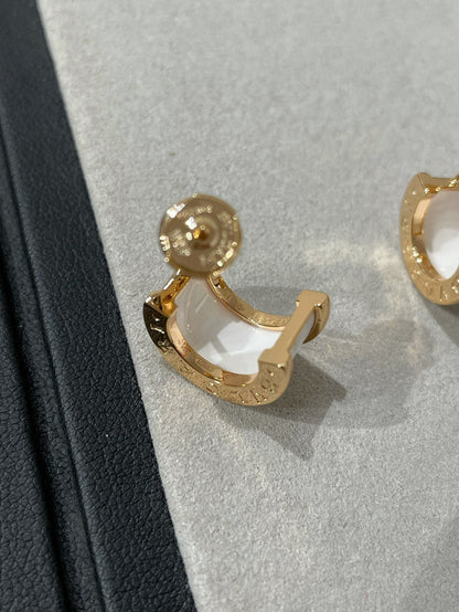 [✨ROSE✨]ZERO 1 PINK GOLD CERAMIC EARRINGS