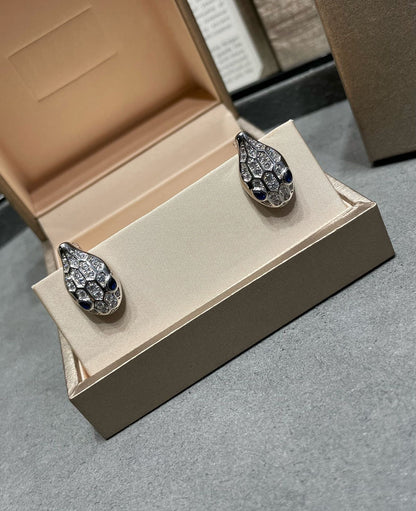 [✨ROSE✨]SERPENT DIAMOND STUD EARRINGS