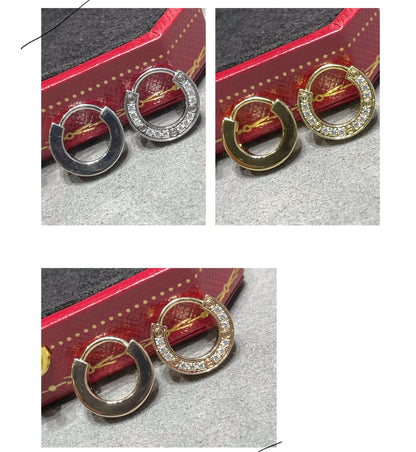 [✨ROSE✨]LOVE DIAMOND EARRINGS