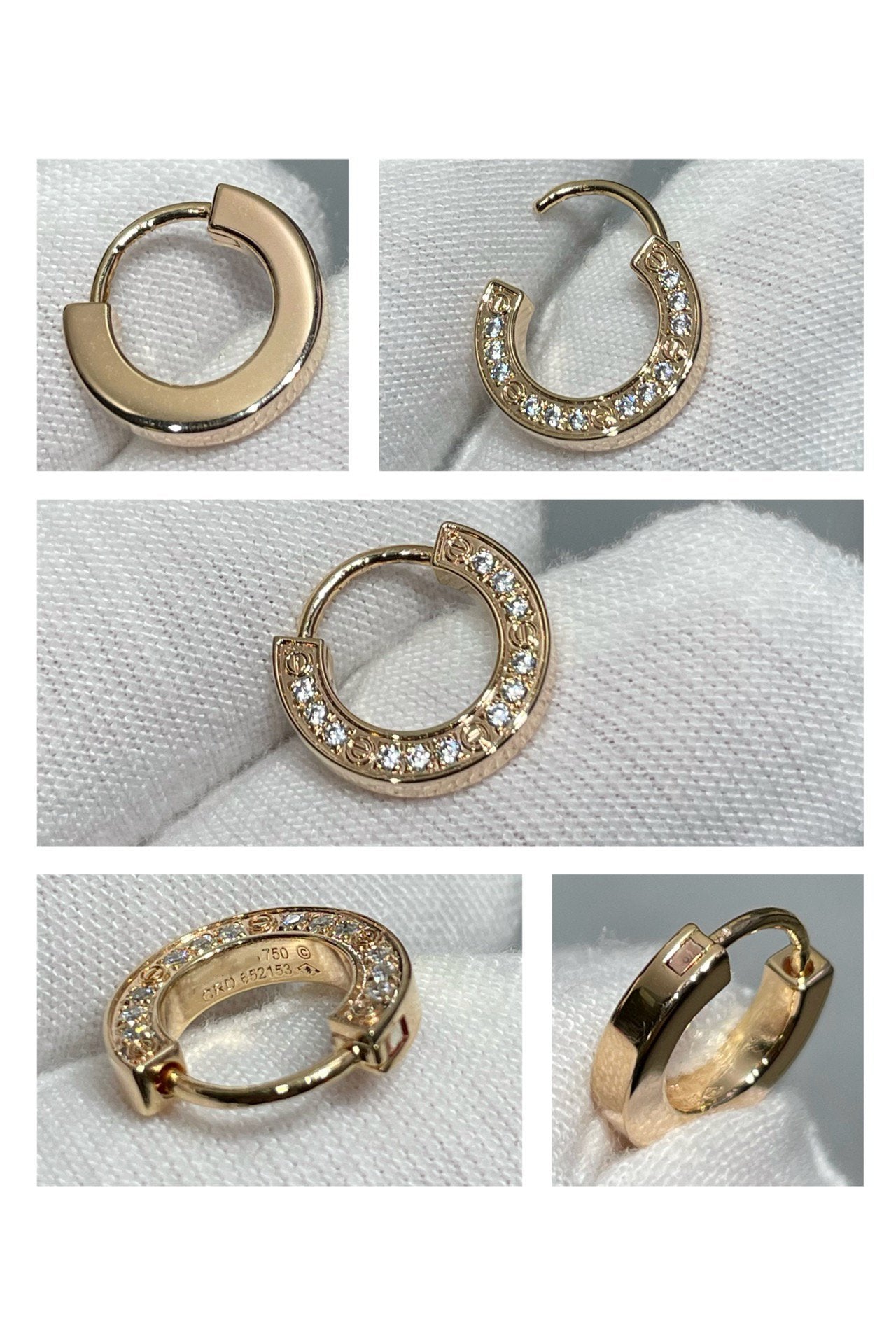 [✨ROSE✨]LOVE DIAMOND EARRINGS