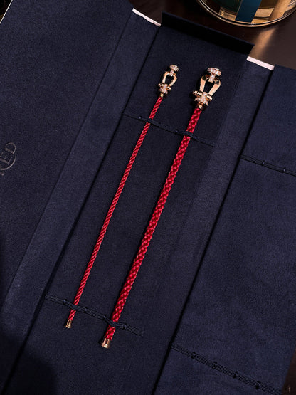 [✨ROSE✨]FORCE 10 HALF DIAMOND PINK GOLD RED CORDERI LARGE AND MEDIUM MODEL