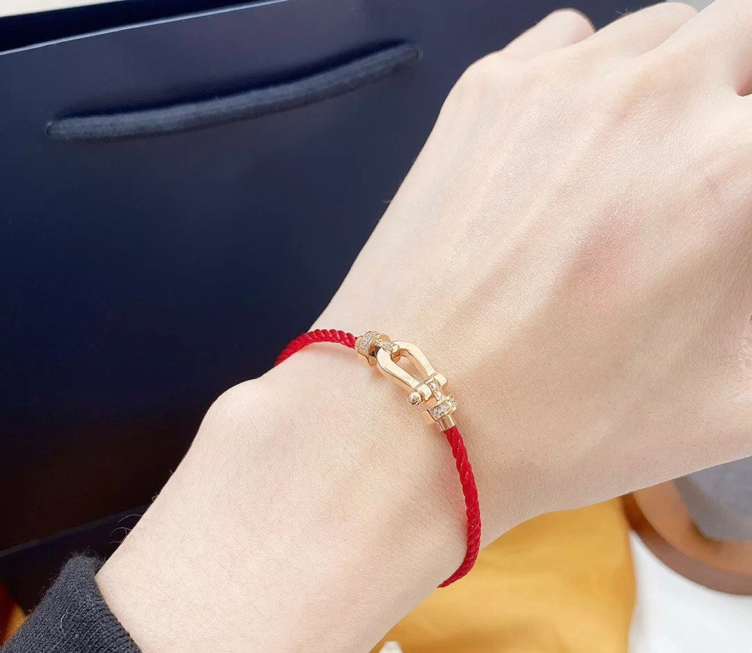 [✨ROSE✨]FORCE 10 HALF DIAMOND PINK GOLD RED CORDERI LARGE AND MEDIUM MODEL