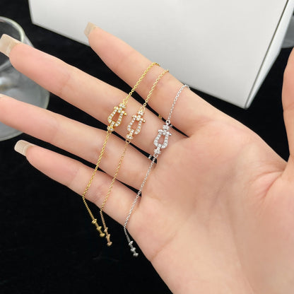 [✨ROSE✨]FORCE 10 FULL DIAMOND BUCKLE CHAIN LINK MINI MODEL