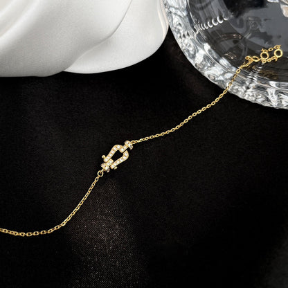 [✨ROSE✨]FORCE 10 FULL DIAMOND BUCKLE CHAIN LINK MINI MODEL
