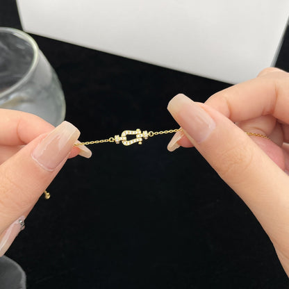 [✨ROSE✨]FORCE 10 FULL DIAMOND BUCKLE CHAIN LINK MINI MODEL
