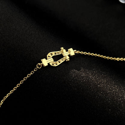 [✨ROSE✨]FORCE 10 FULL DIAMOND BUCKLE CHAIN LINK MINI MODEL