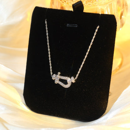[✨ROSE✨]FORCE 10 DIAMOND SILVER NECKLACE MINI MODEL