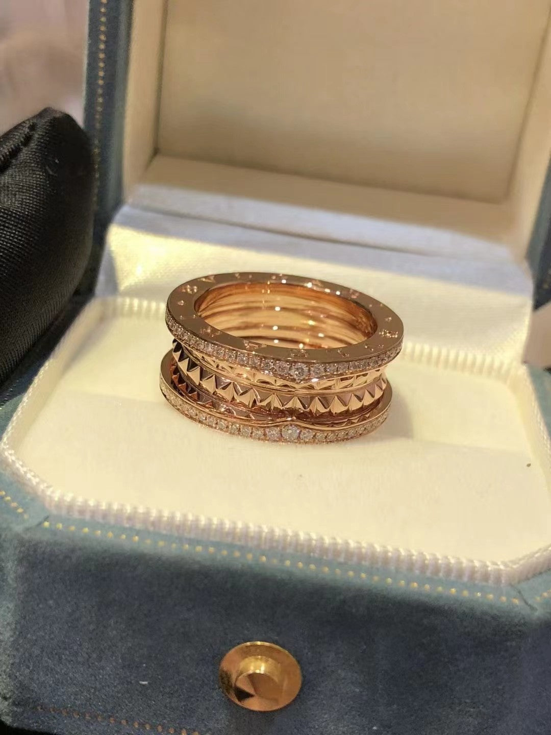[✨ROSE✨]ZERO 1 ROCK DIAMOND PINK GOLD