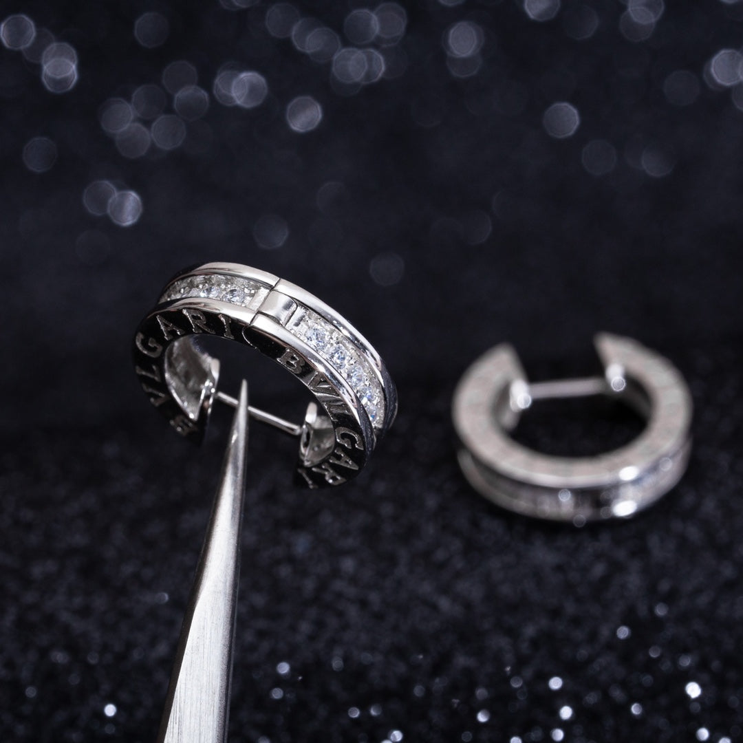 [✨ROSE✨]ZERO 1 MINI SILVER DIAMOND EARRINGS